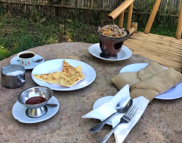 Dining in Lalibela