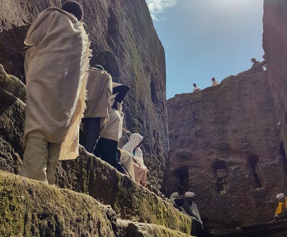 Rock churches of Lalibela in Ethiopia