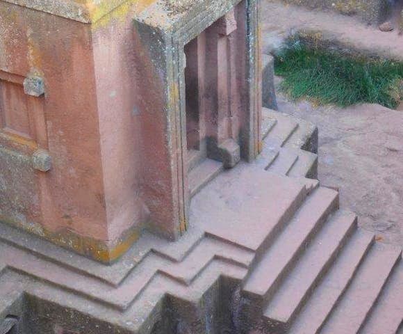 Church of Saint George, rock-hewn churches in Lalibela Ethiopia