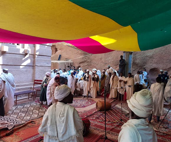 Rock churches of Lalibela in Ethiopia