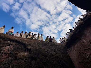 Rock churches of Lalibela in Ethiopia