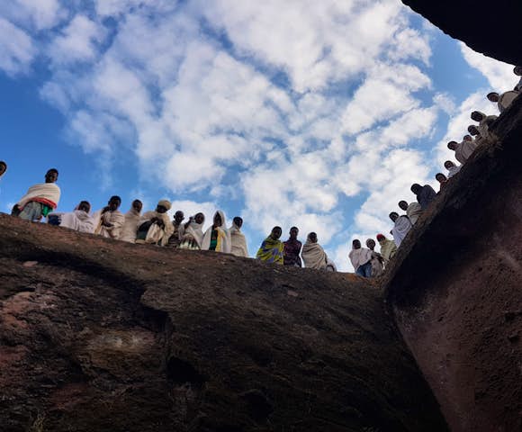 Rock churches of Lalibela in Ethiopia
