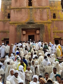 Rock churches of Lalibela in Ethiopia