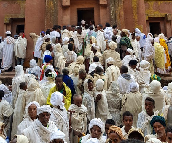 Rock churches of Lalibela in Ethiopia