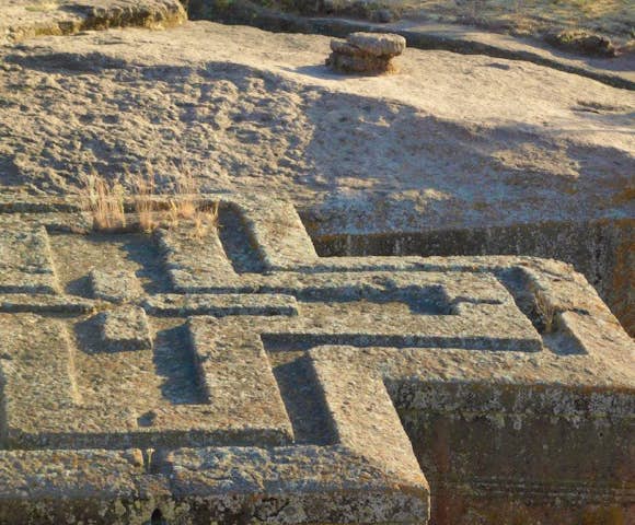 Church of Saint George, rock-hewn churches in Lalibela Ethiopia