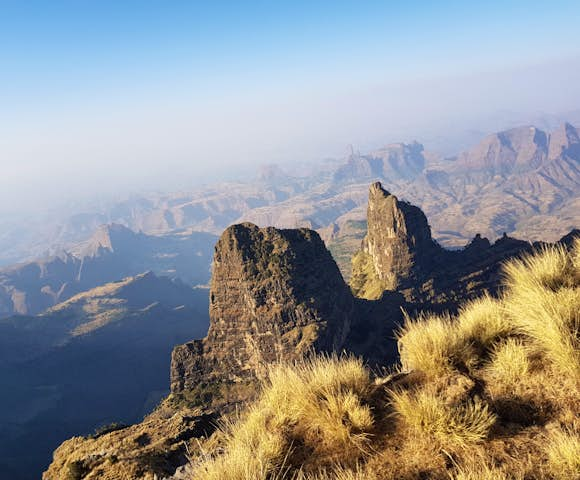 Landscape in the Simien Mountains