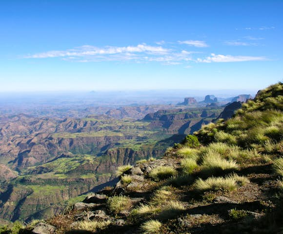 Landscape in the Simien Mountains