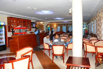 Restaurant and bar at Yared Zema Hotel